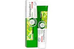 Salviagalen F Madaus (75 ml) - Medizinische Zahnpasta mit Fluorid | Zahnreinigung für empfindliche Zähne mit Dreifach-Aktivschutz