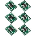 HALJIA 6PCS PAM8403 Super Mini Digital Power Amplifier Board High Performance 2 * 3W Class D 2.5-5V USB Efficient Power Audio Universal Module Green