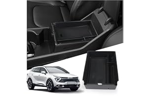 Ruiya Compatible with Kia Sportage NQ5 (Automatic) 2022-2024 2025 Centre Console Storage Box, Sportage Armrest Organiser Tray Centre Armrest Car Storage Box Armrest Glove Box Sportage Accessories
