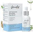 Glowelle 10% Niacinamide & Rice Water Face Serum for Glowing Skin, Brighter Skin, Fades Blemishes, Open Pores, Reduces Fine Lines & Wrinkles, for Women & Men, 30ml
