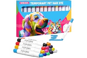 MSDADA Hair Chalk, tinture per capelli di cane, 14 colori, per cani e gatti, per diversi tipi di cura del pelo, ideale per carnevale, tinture per capelli di animali domestici, per cani, gatti, cavalli