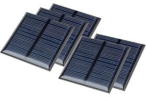 UXCELL sourcing map Mini Panneau Solaire Poly cellulaire Module DIY pour Chargeur téléphone Jouets Lumière