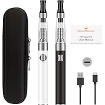vape pen london ltd E Cigarettes Vape Pens Starter Kit VapeMaster H2 Dual Vape Pens, Easy To  Fill And Charge, Long Lasting Battery, Pure Taste