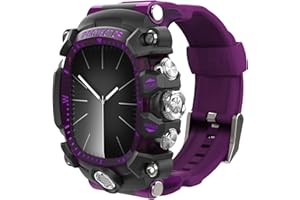 BERSZERO iG-3000 Modified Case for Apple Watch 9 8 7 45mm 6 44mm Band with Cover Rugged Case Silicon Strap for Men iWatch 6 5 4 SE 44mm Full Protective