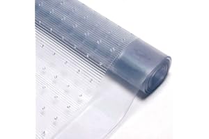 Flooring Direct Clear Plastic Carpet Protector Hallway Runner 27 inches Wide (27Inches x 5ft)