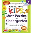The Everything Kids' Math Puzzles for Kindergarten: Learn about Counting, Measuring, Adding, and More with 100 Fun Puzzles!