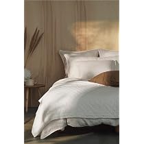 ELLOS Home Tagesdecke 'Thelma Check' - Bio-Baumwolle, OEKO-TEX® Zertifiziert, Grau 150x250 Cm