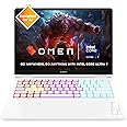 HP OMEN Gaming AI Laptop, Intel Core Ultra 7 155H, 8GB NVIDIA RTX 4060,16GB LPDDR5x, 1TB SSD (Win11, Office21, White, 1.63kg) 120Hz, 0.2MS, OLED, 3K,14-inch(35.6cm), Tempest Cooling, fb0089TX