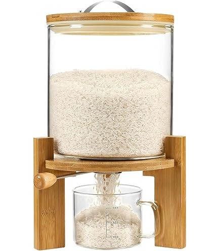 Honey-Can-Do Bamboe Granen Dispenser KCH-09867 Naturel