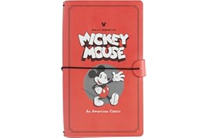 Grupo Erik Travel Journal Notebook - Disney Mickey Mouse Gifts | Travel Accessories For Women & For Men, Travelling Essentials, Diary Planner Notebook | Disney Gifts Under 15 Pounds