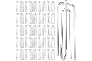 EXIN DEHCEN 45 Unidades Ganchos Plisados Cortinas riel para Cortinas, Ganchos de Cortina Pliegues Metal para Cortina Cortinas, Acero Inoxidable 4 Puntas Pinch Gancho Plisado Clip para Cortinas