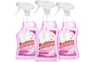 Windolene Diamond Shine Window & Glass Spray Window Cleaner Pink 750ml Bulk Buy 3-Pack