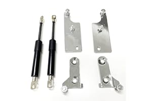 JINGLINGKJ Tylne powolne rozpórki Asist na 2015-2021 Hilux Gun125 126 Revo amortyzatory gazowe wspornik do podnoszenia drążka (lewy i prawy)