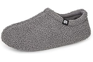 VeraCosy Ladies Memory Foam Plush Slippers Pantofole in cotone antiscivolo con fodera in pile polare