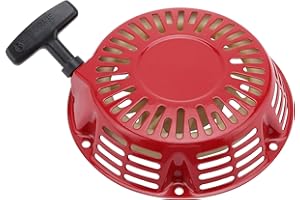 GOOFIT Avviamento a Strappo Alluminio Moto 1 pezzo sostituzione per GX240 GX270 177F Motore Rosso