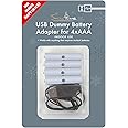 Snowtime 4x AAA Battery Eliminator USB Power Converter