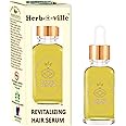 HERB-O-VILLE Ayurvedic Hair Revitalizing Serum | For Severe Hair Fall | With Bhringa + Brahmi + Himalayan Spikenard + Hibiscus leaves | 11 Anti Hair Fall Herbs infused with Lavender |