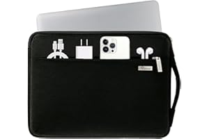 Voova 360°ochrona Pokrowiec na Laptopa, Futerał na Laptopa Torba Etui na 15,6 cala Kompatybilny z MacBook Pro 16,Acer ConceptD 16,Lenovo 16,Inspiron 16,Ideapad 15.6