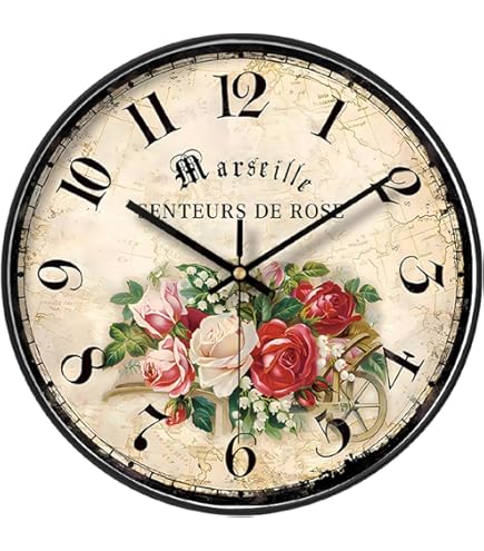 Portmeirion Home & Gifts Botanic Garden Poppy Portmeirion Wall Clock, Multicolor, 25.4 x 25.5 cm Portmeirion Home & Gifts Botanic Garden Poppy Portmeirion Wall Clock, Multicolor, 25.4 x 25.5 cm