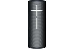 Ultimate Ears MEGABOOM 4 Portable Waterproof Bluetooth Speaker With Powerful 360-Degree Sound and Thundering Bass, Floating Speaker With 20-Hour Battery and 45 m (147 ft) Range - Black