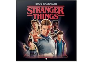 Grupo Erik: Calendario 2026 da Muro Stranger Things Gadget | Calendario geniale 2026-30x30cm + Poster da parete in Regalo (Stranger Things Poster), Planner 2026 - Mensile da Parete