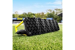 FORZA x RapidFire Tablero Ola de Rebote de Fútbol [estándar o XL] | Reboteador Reversible con un diseño 4 en 1: Ideal para una Amplia Gama de Ejercicios de pases y tiros - Arena y Luces no Incluidas.