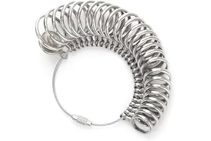 JOYVOX Ring Sizer Ring Measurement Tool Gauge Set for Men and Women, Perfect for Wedding and Engagement Rings