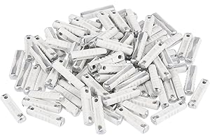 X AUTOHAUX 100 Stück Weiße 8A Auto-Sicherungsröhre Universal 25x6x5mm für Europäische Autos