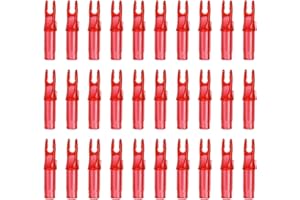 PATIKIL Archery Arrows Nocks 6.2mm, Plastic Insert Arrow Nock Replacement Arrow Tails for Shooting Compound Recurve