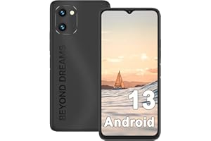 UMIDIGI C1 Plus Smartphone(2023), Android 13 Teléfono Móvil,5GB RAM(3+2)+32GB(1TB Ampliables), Pantalla HD+ de 6.52",5150mAh, Cámara de 13 MP,4G Dual SIM Android Smartphone,Face ID/GPS/OTG