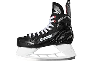 NIKE Bauer Men's Eishockey-Shoe Pro Skate Sr Ice Hockey, Black,6.5,40.5