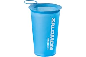 Salomon Soft Cup Speed 150ml/5oz Tassa Unisex, Accesso facile, Ripiegabile e riponibile, Senza PVC e bisfenolo A, Clear Blue