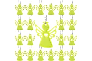 Otuuz Portachiavi Riflettente Ciondolo Custode Ciondolo Riflettente Etichette di Sicurezza Riflettenti per Zaini Borse Decorazioni Passeggiate Corsa