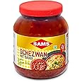 Sams Schezwan Hot Sauce 1kg, Dip, Spread, Marinade, Vegan