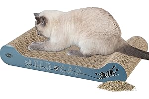 Trixie Wild Cat arañazos cartón, para Gato, 41 x 24 x 7 cm, Colores Surtidos