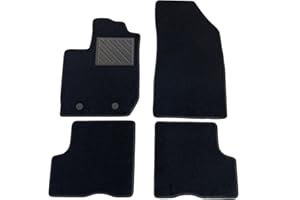 MTC AUTOMOTIVE Fußmatten für Dacia Duster II 2WD-4WD ab 2018 - passgenaue Autoteppiche, rutschfest, Absatzschoner aus verstärktem Gummi, Befestigungsknöpfe