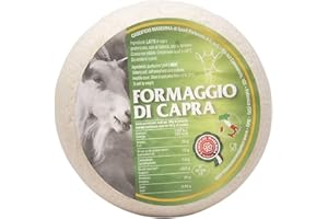 Formaggio di Capra | mezza forma sottovuoto da 0,6 kg | formaggio artigianale toscano | Salumificio Artigianale Gombitelli - Toscana