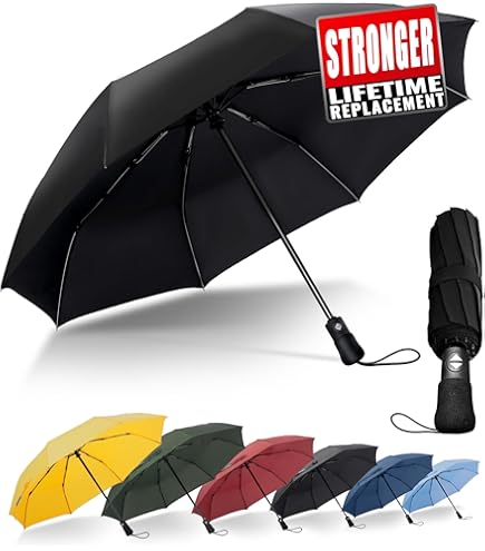 Parapluie&Ombrelle ANTI UV UPF 50+ Pliant Automatique Marinière