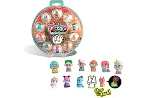 Trotties - Tiny Pack de 11 Figuras Coleccionables con Sorpresa, Hay 2 Figuras Especiales Que Brillan en la Oscuridad y una de Ellas Secreta, para niños de +3 años, Famosa (TFT25000)