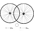 WEEROCK Bike Wheelset 27.5 Inch Bicycle Aluminium Alloy Double Wall Rims for Mountain Bike， Front & Rear Wheelsets for Cernter Lock DISC Brake compatibes with8/9/10/11/12 Speeds Freewheel,Cassette