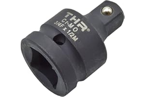 THR INDUSTRIEPRODUKTE Kraft Adapter 3/4" innen auf 1/2" außen Stecknuss für Schlagschrauber