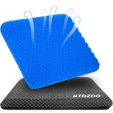 BTDZDD Gel Cushion Orthopaedic Upgraded Seat Cushion Office Chair Breathable with Non-Slip Cover Gel Seat Cushion for Wheelch