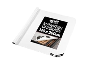 ‎CHILL SLEEPLONGER chill SLEEPLONGER Matratzenunterlage 140x200 cm - Lattenrost Matratzenschoner mit Noppen - Antirutsch Lattenrostschoner 140 x 200 cm für Matratze & Boxspringbett - Vegan & Atmungsaktiv