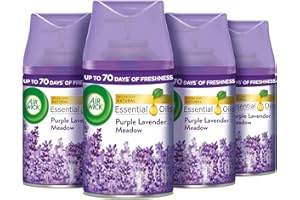 AIRWICK Air Wick |Purple Lavender Meadow |Automatic Air Freshener|Freshmatic Auto Spray Refill | 250ml| Pack of 4