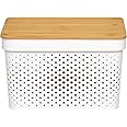 Homesmiths 18 Liter Infinity Storage Container with Bamboo Lid