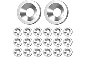 Ctyjia 20 Pièces Rondelle Plate, Rondelles à Tête Fraisée, M6x20x4mm Rondelle Cuvette en Acier Inoxydable, Pour Vis à Tête Fraisée