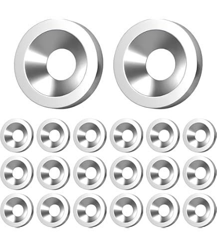 Conical Spherical Washers - M6 M8 M10 Sizes, Stainless Steel Concave Convex Gaskets (10pcs)