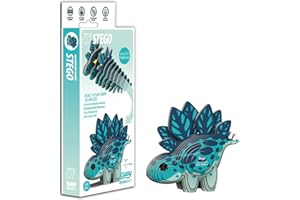 BRAINSTORM TOYS EUGY D5001 Stego Dinosaur 3D Model Craft Kit,