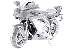 Piececool Puzzle 3D en Metal pour Adulte-Moto DIY Kit Adulte Maquette Adulte Construction Metallique Kit Puzzle 3D Metal DIY Adulte Model Kit 72 Pièces