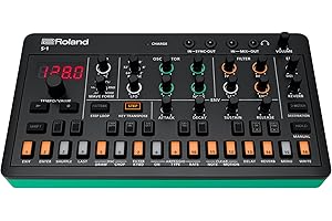Roland AIRA Compact S-1 Tweak Synth | Polisinte en miniatura ultraportátil con herramientas avanzadas | Control de sonido D-Motion | Batería inalámbrica para 4,5 horas | Ligero y resistente